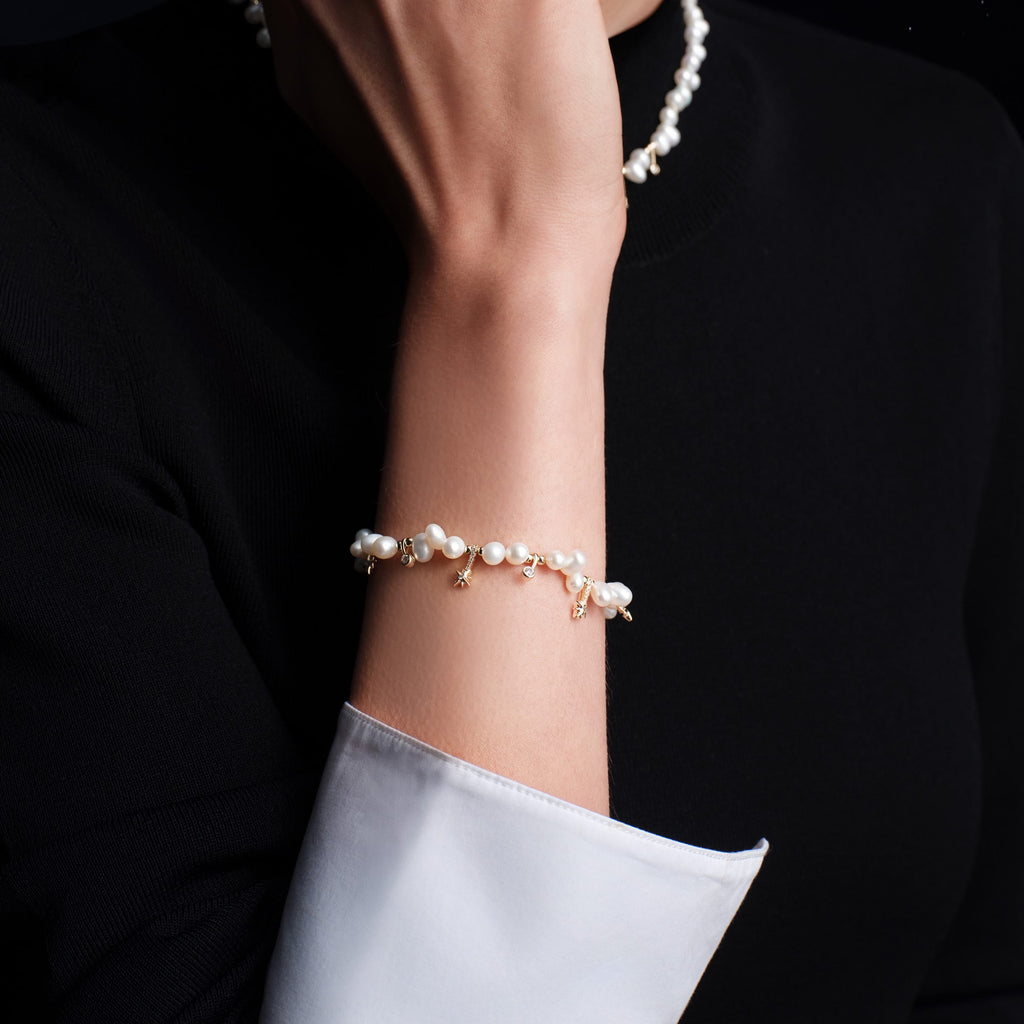 Polaris Pearl Bracelet AmberLollipop