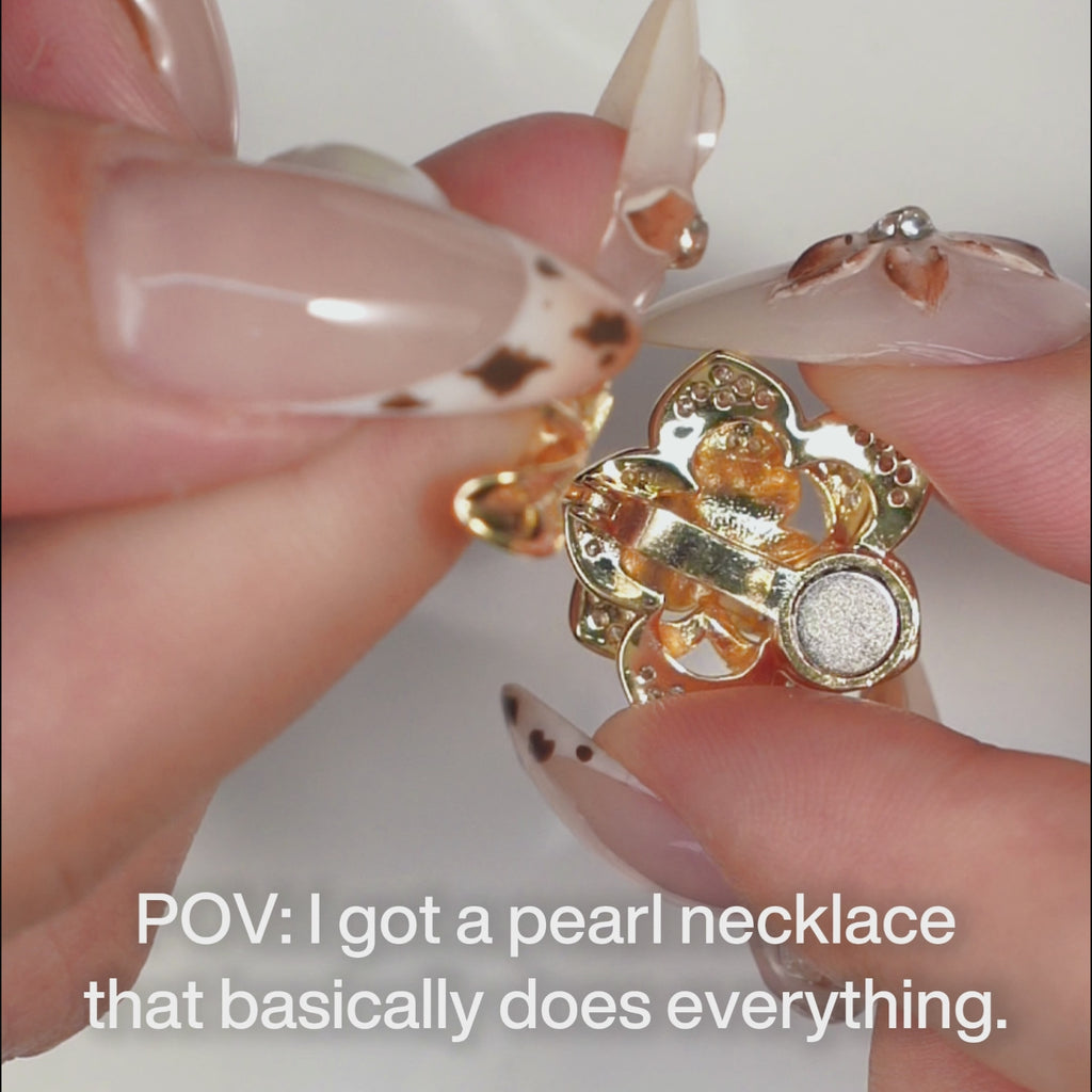 Adjustable Baroque Pearl Necklace