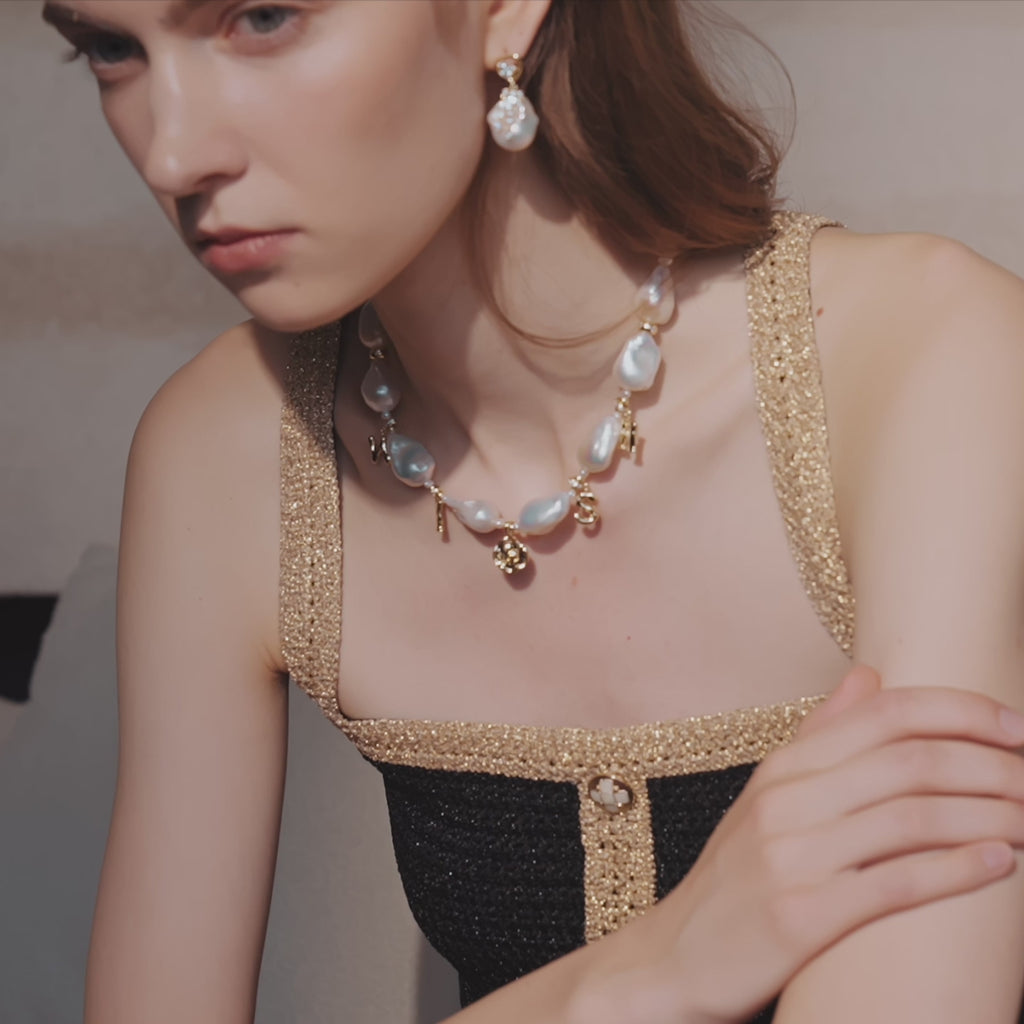 Sea Wish Baroque Pearl Necklace