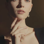 Celestial Star Pearl Drop Earrings