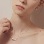 Celestial Triple Star Necklacec