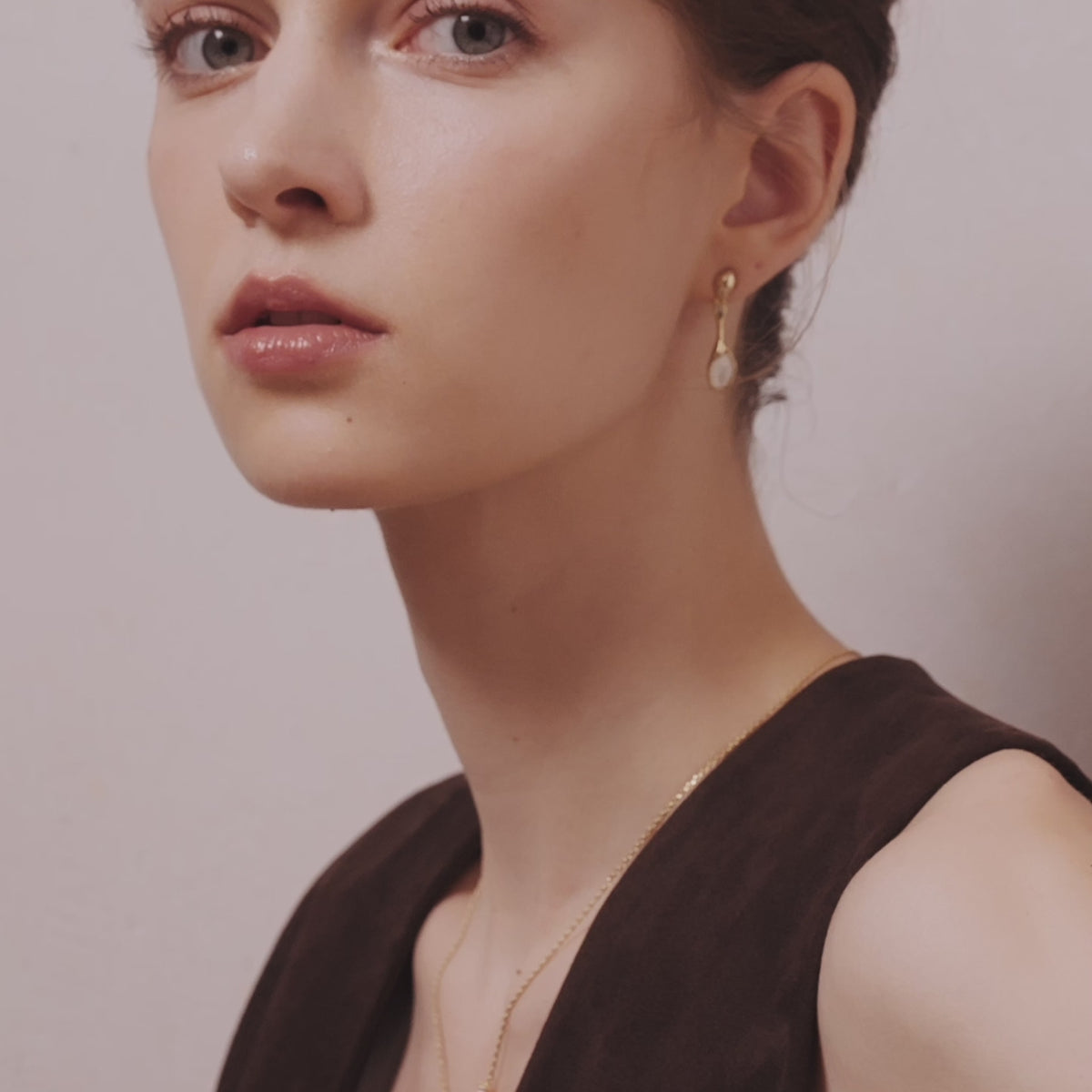 Champagne Moment Pearl Drop Earrings