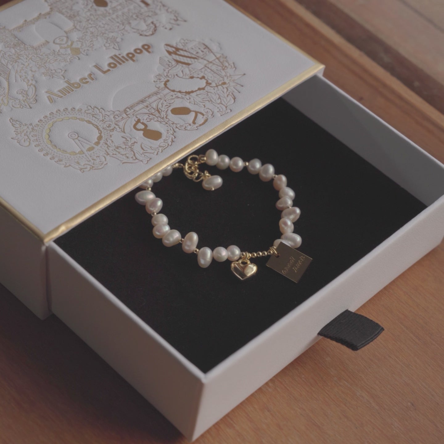Lucky & Love Pearl Bracelet