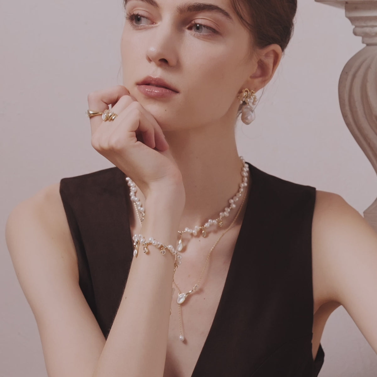 Champagne Moment Pearl Bracelet