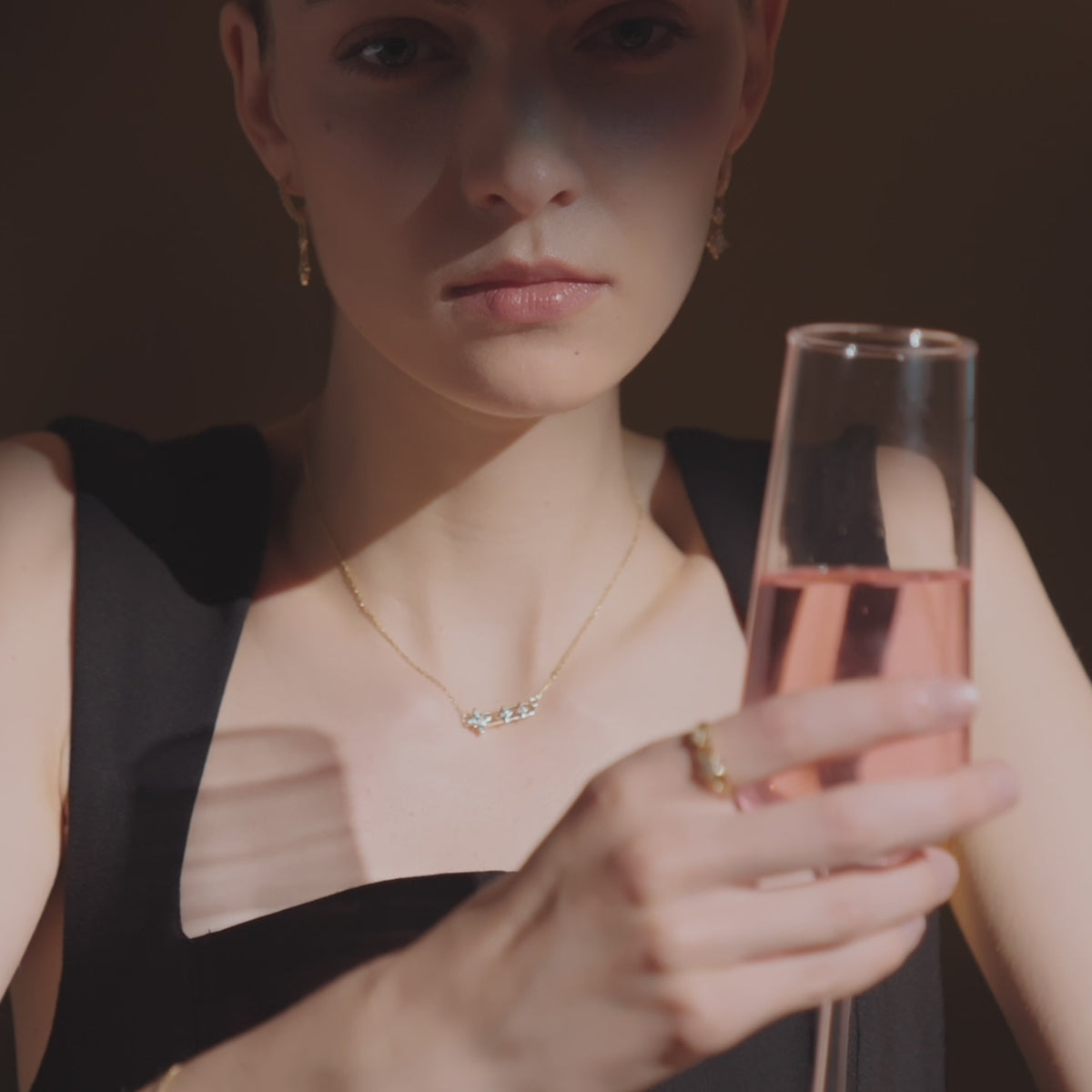 Celestial Star Paperclip Necklace