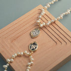 Zodiac Charm Pearl Necklace