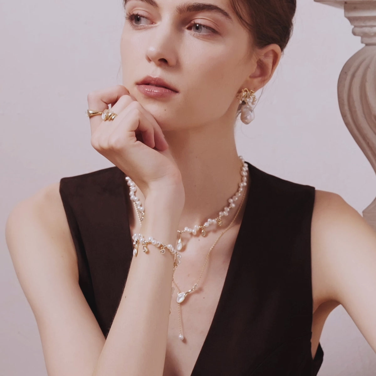Champagne Moment Pearl Bracelet