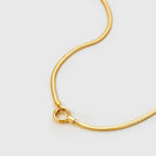 Large Baroque Pearl Pendant Necklace With Gold OT Chain