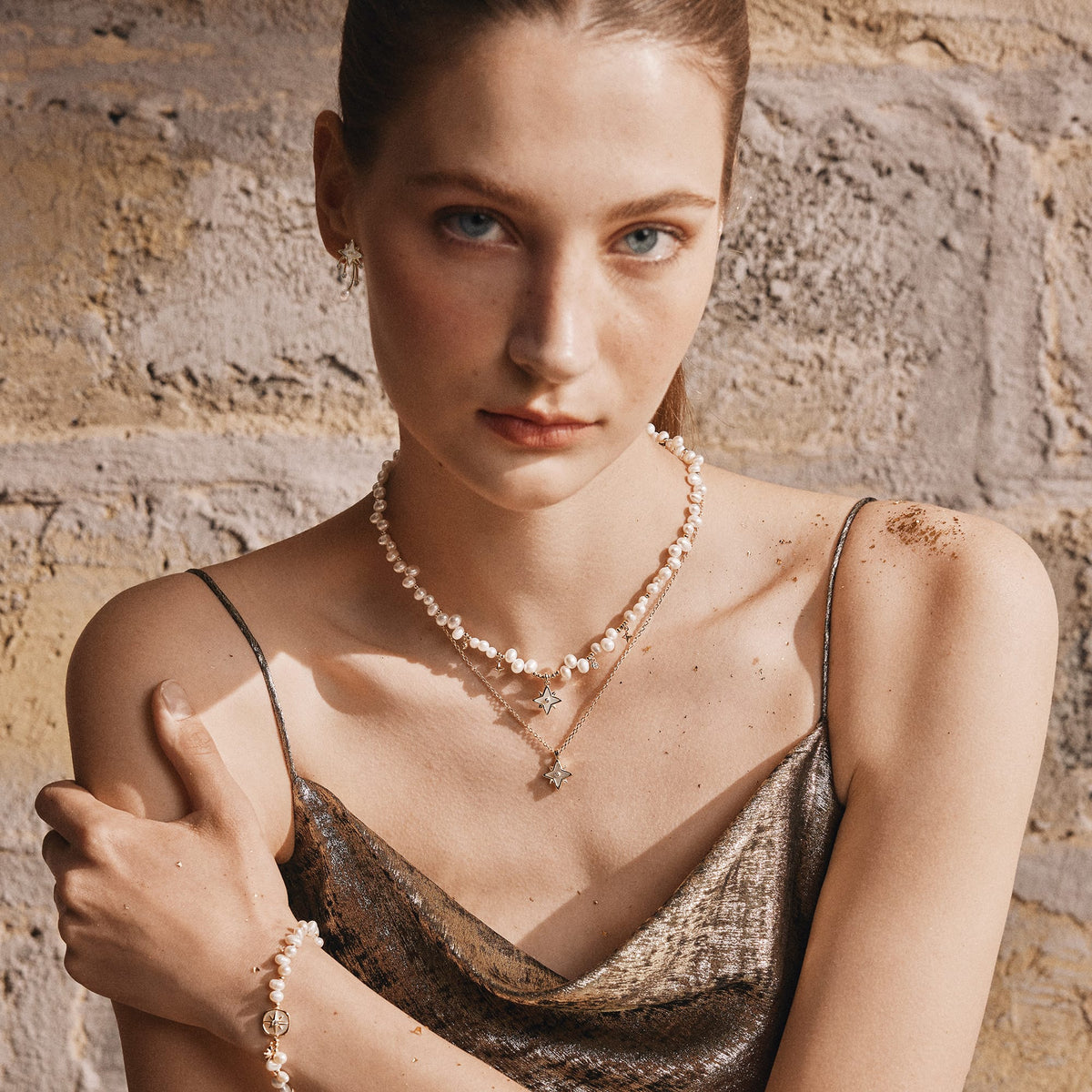 Radiant Star Pearl Jewelry Set AmberLollipop