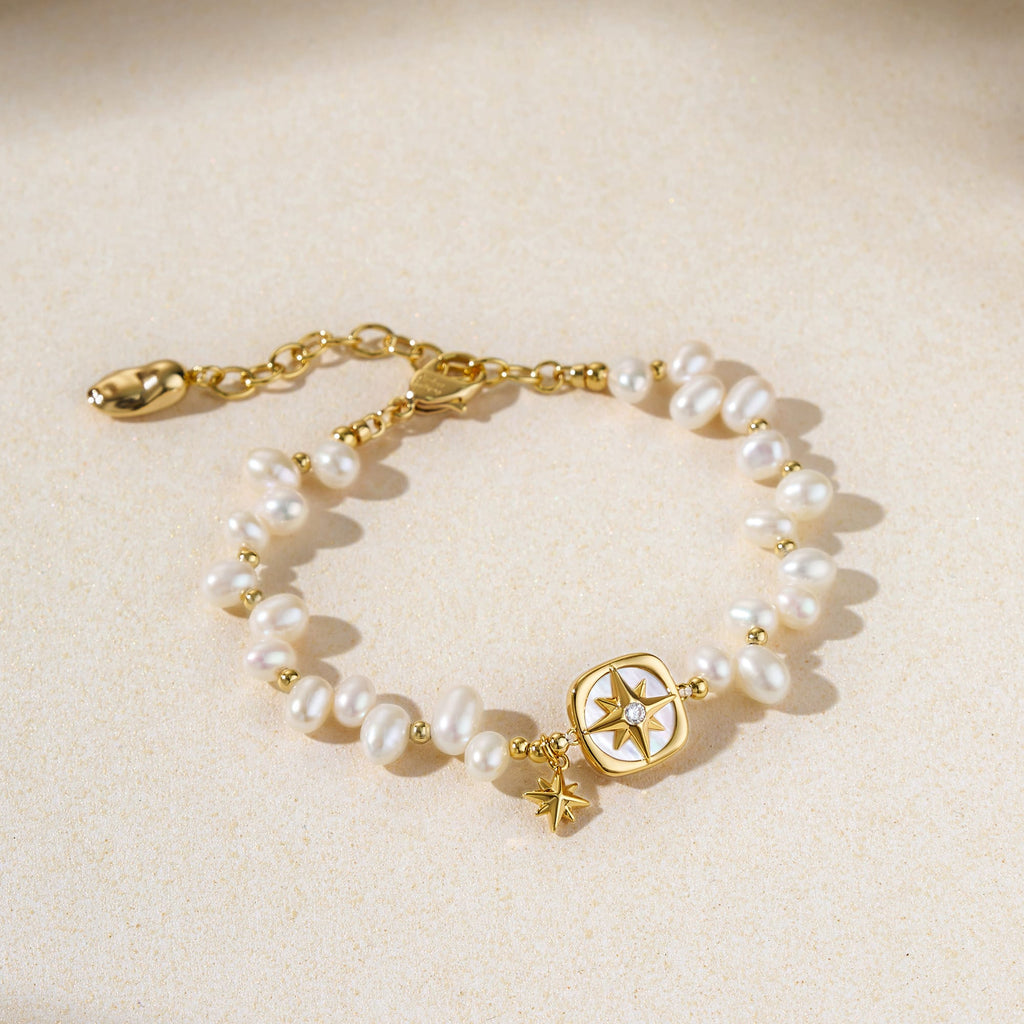 Radiant Star Pearl Jewelry Set AmberLollipop