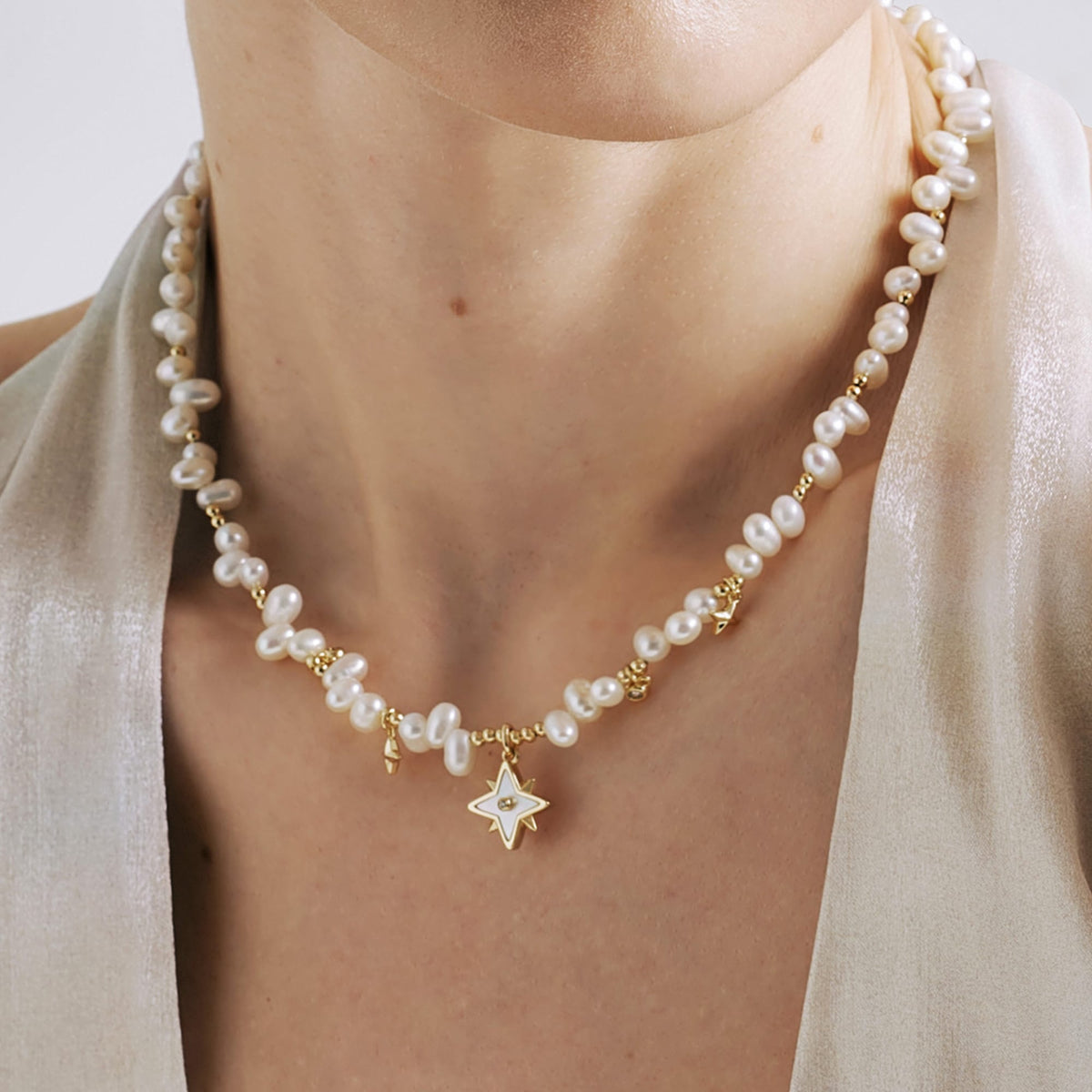 Radiant Star Pearl Jewelry Set AmberLollipop