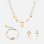 Radiant Star Pearl Jewelry Set AmberLollipop