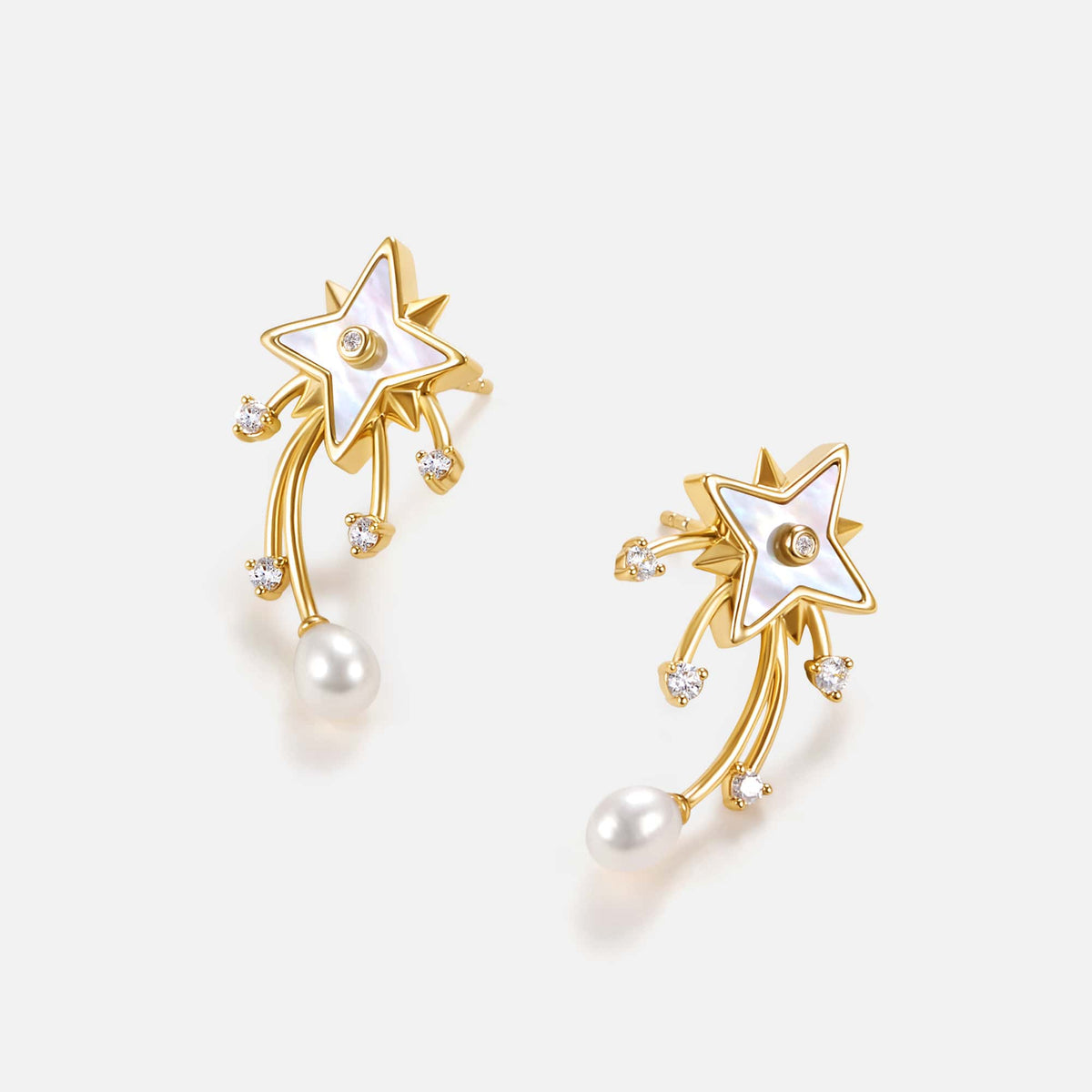 Radiant Star Pearl Jewelry Set AmberLollipop