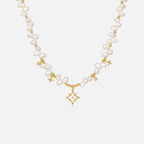 Radiant Star Pearl Necklace AmberLollipop