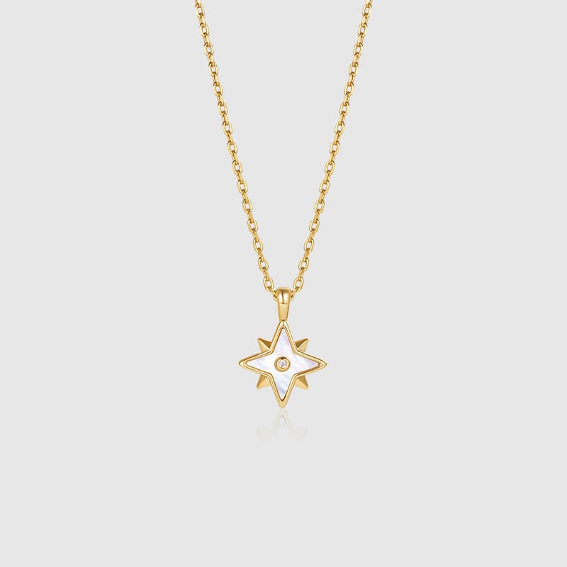 Radiant Star Pendant Necklace AmberLollipop