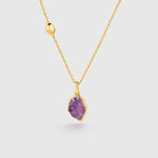 Raw Amethyst Necklace - Amber Lollipop