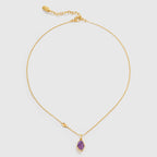 Raw Amethyst Necklace - Amber Lollipop