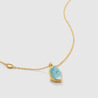 Raw Aquamarine Necklace - Amber Lollipop