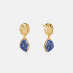 Raw Lapis Lazuli Earrings AmberLollipop