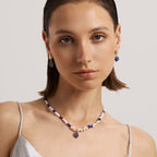 Raw Lapis Lazuli Earrings - Amber Lollipop