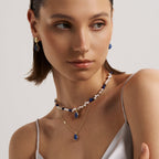 Raw Lapis Lazuli Necklace - Amber Lollipop