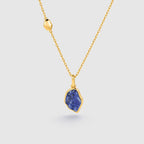 Raw Lapis Lazuli Necklace - Amber Lollipop