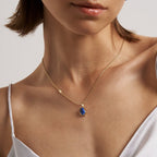 Raw Lapis Lazuli Necklace - Amber Lollipop