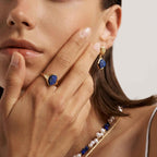 Raw Lapis Lazuli Open Ring
