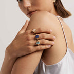 Raw Lapis Lazuli Open Ring