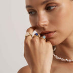 Raw Lapis Lazuli Open Ring