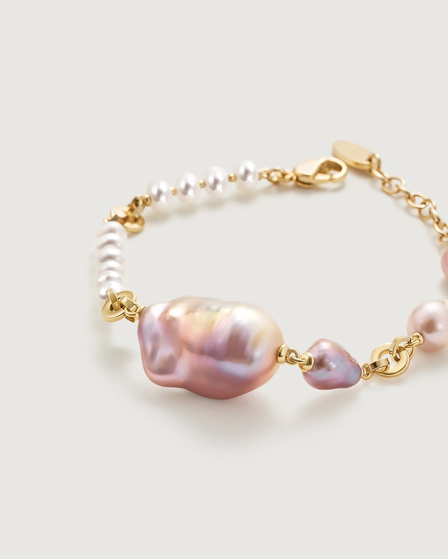 Sea Foam Bracelet - Amber lollipop