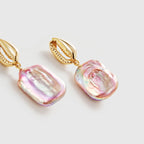 Sea Treasure Baroque Pearl Earrings - Amber Lollipop