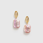 Sea Treasure Baroque Pearl Earrings - Amber Lollipop