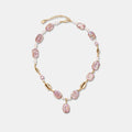 Sea Treasure Baroque Pearl Necklace AmberLollipop