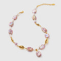 Sea Treasure Baroque Pearl Necklace - Amber Lollipop