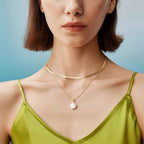 Chain Pearl Necklace Set