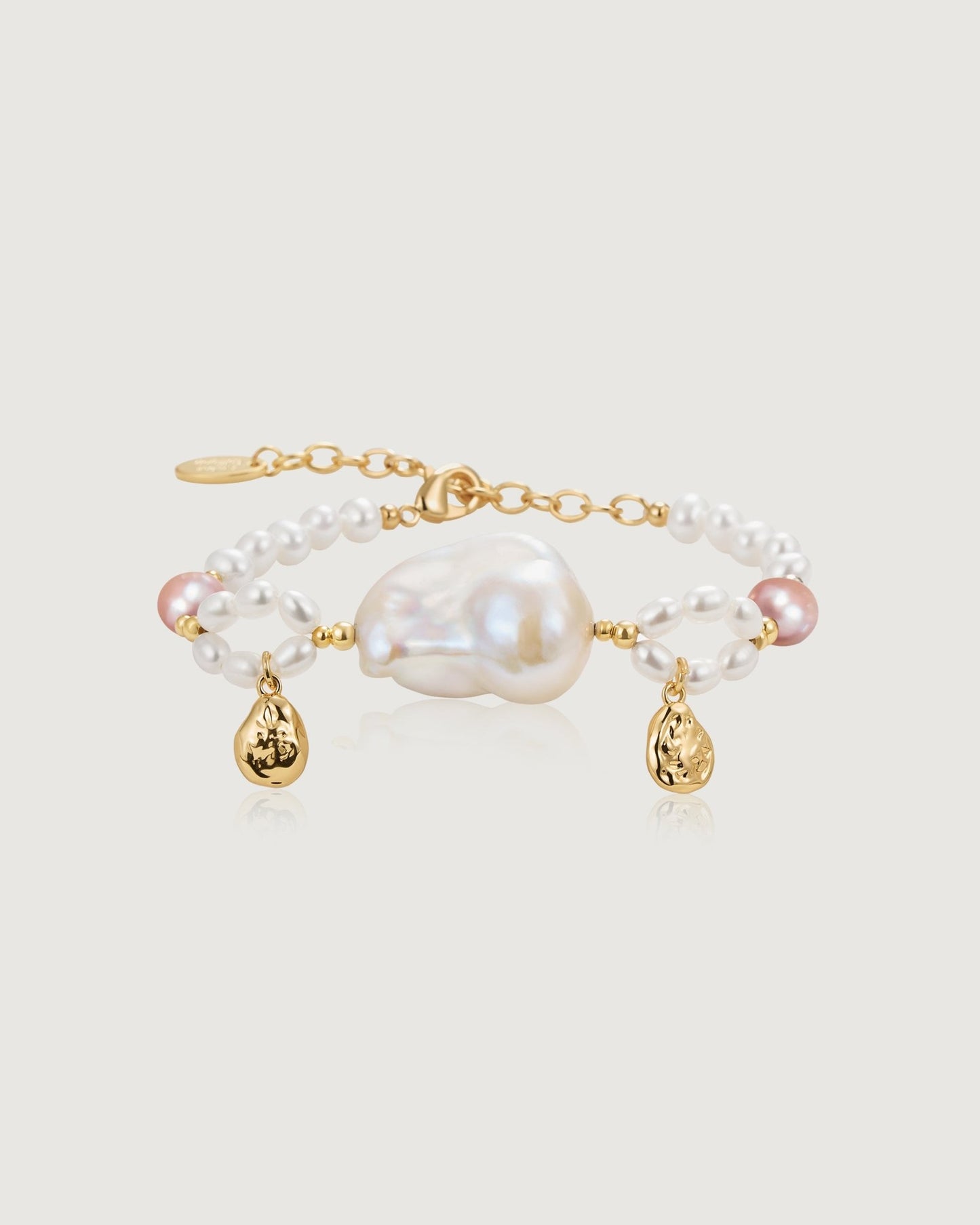 Spring Isle Pearl Bracelet - Amber lollipop