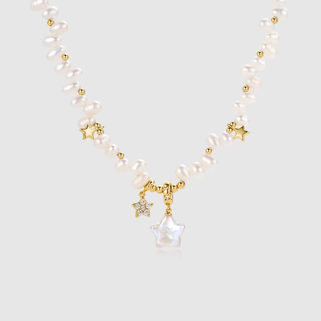 Starlight Irregular Pearl Necklace AmberLollipop