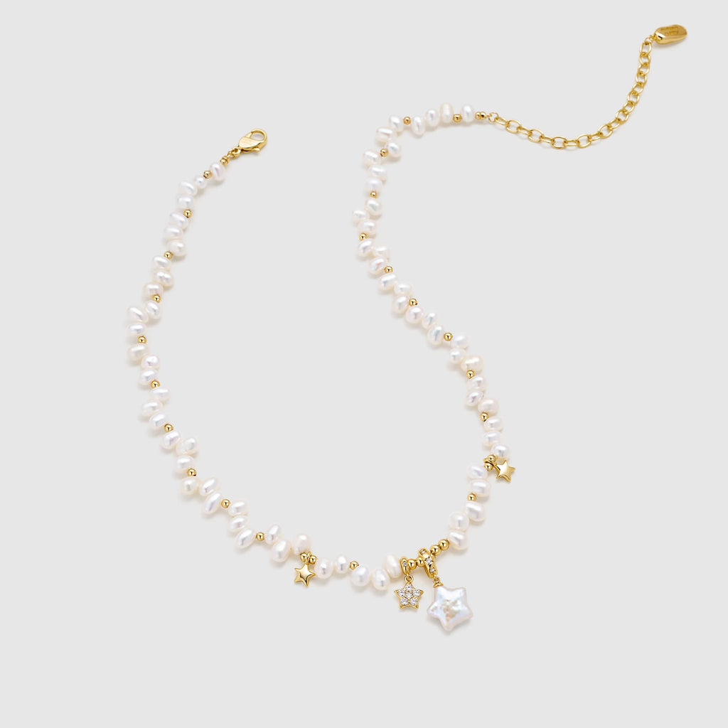 Starlight Irregular Pearl Necklace AmberLollipop