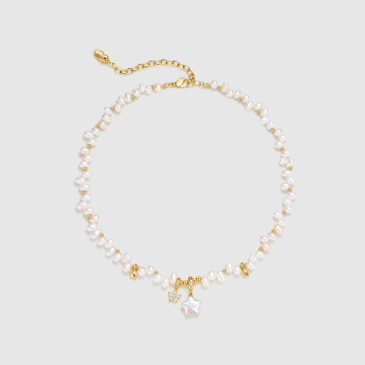 Starlight Irregular Pearl Necklace AmberLollipop