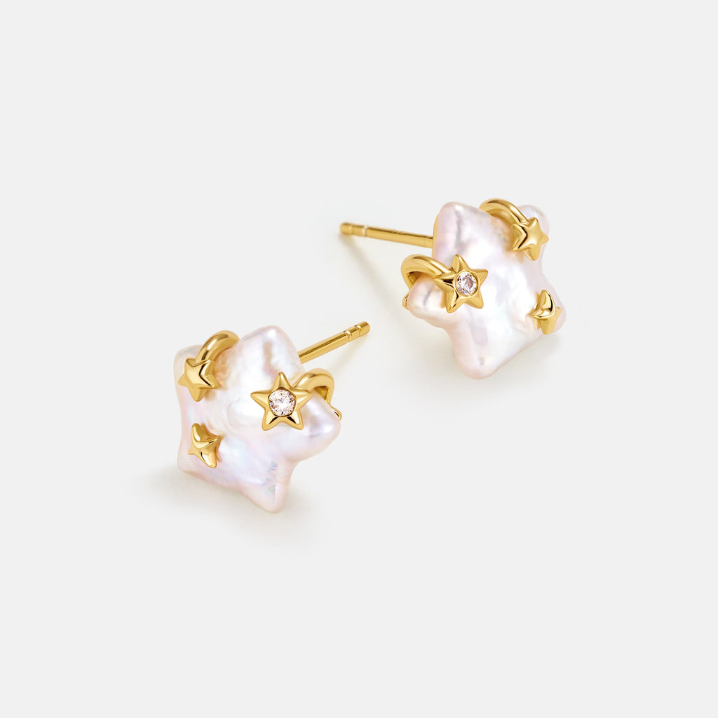 Starlight Pearl Earrings AmberLollipop