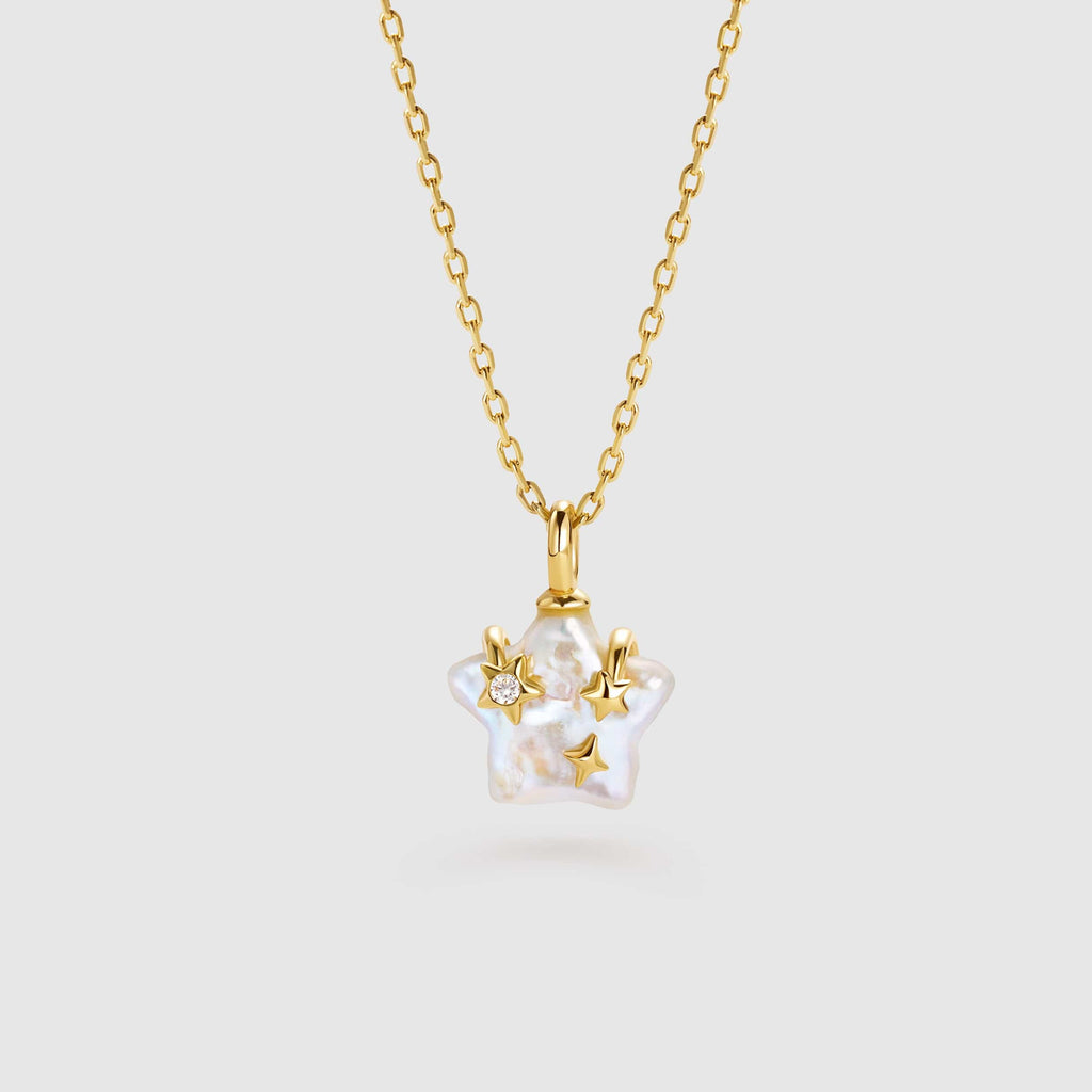 Starlight Pearl Necklace AmberLollipop