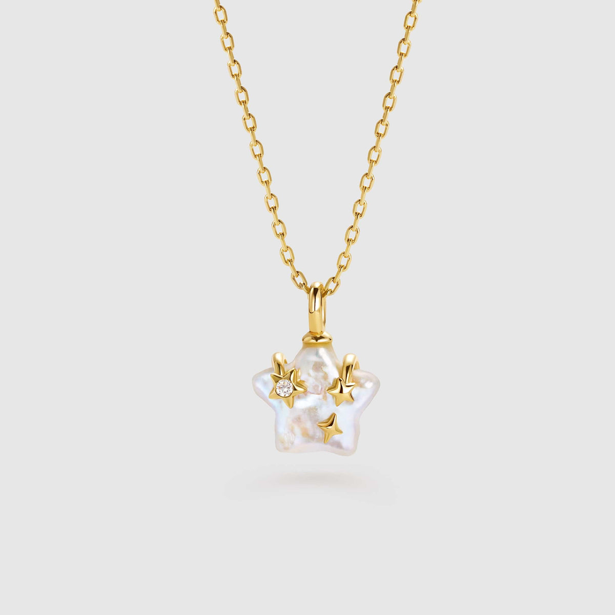 Starlight Pearl Necklace AmberLollipop