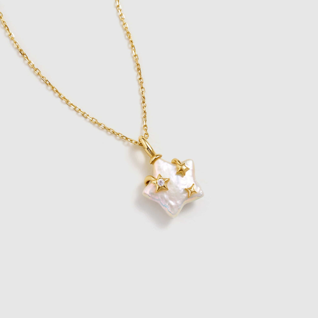 Starlight Pearl Necklace AmberLollipop
