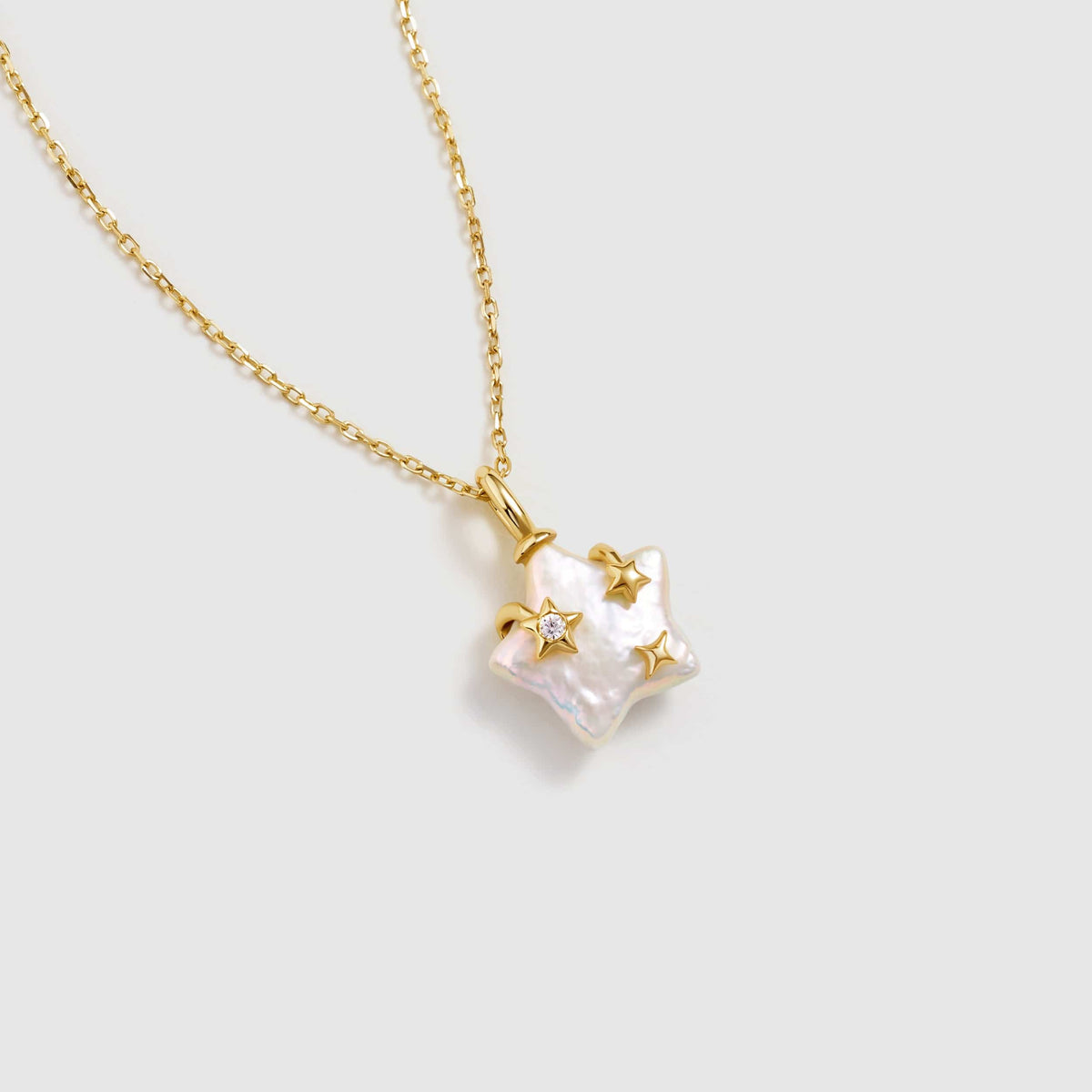 Starlight Pearl Necklace AmberLollipop