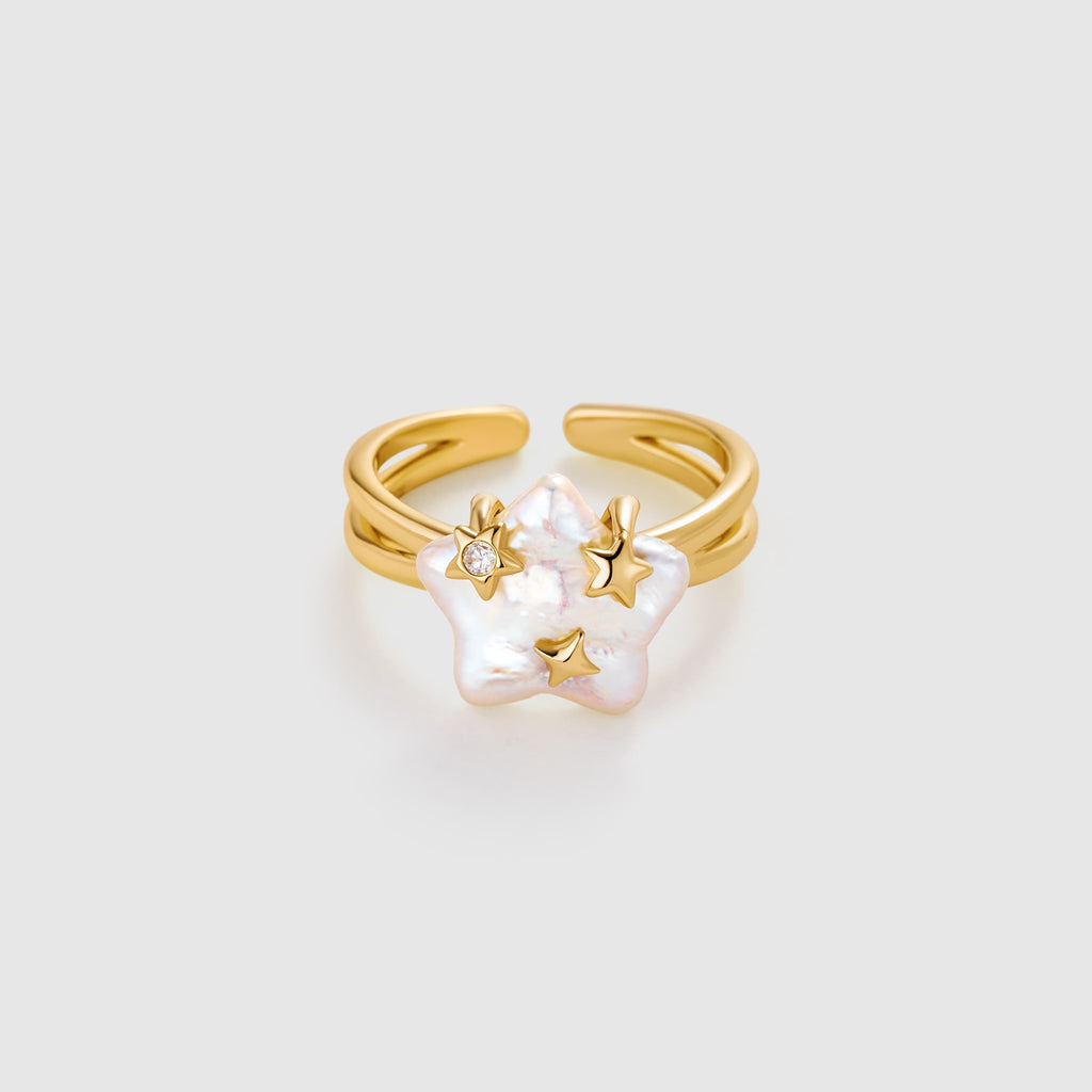 Starlight Pearl Ring AmberLollipop