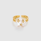 Starlight Pearl Ring AmberLollipop