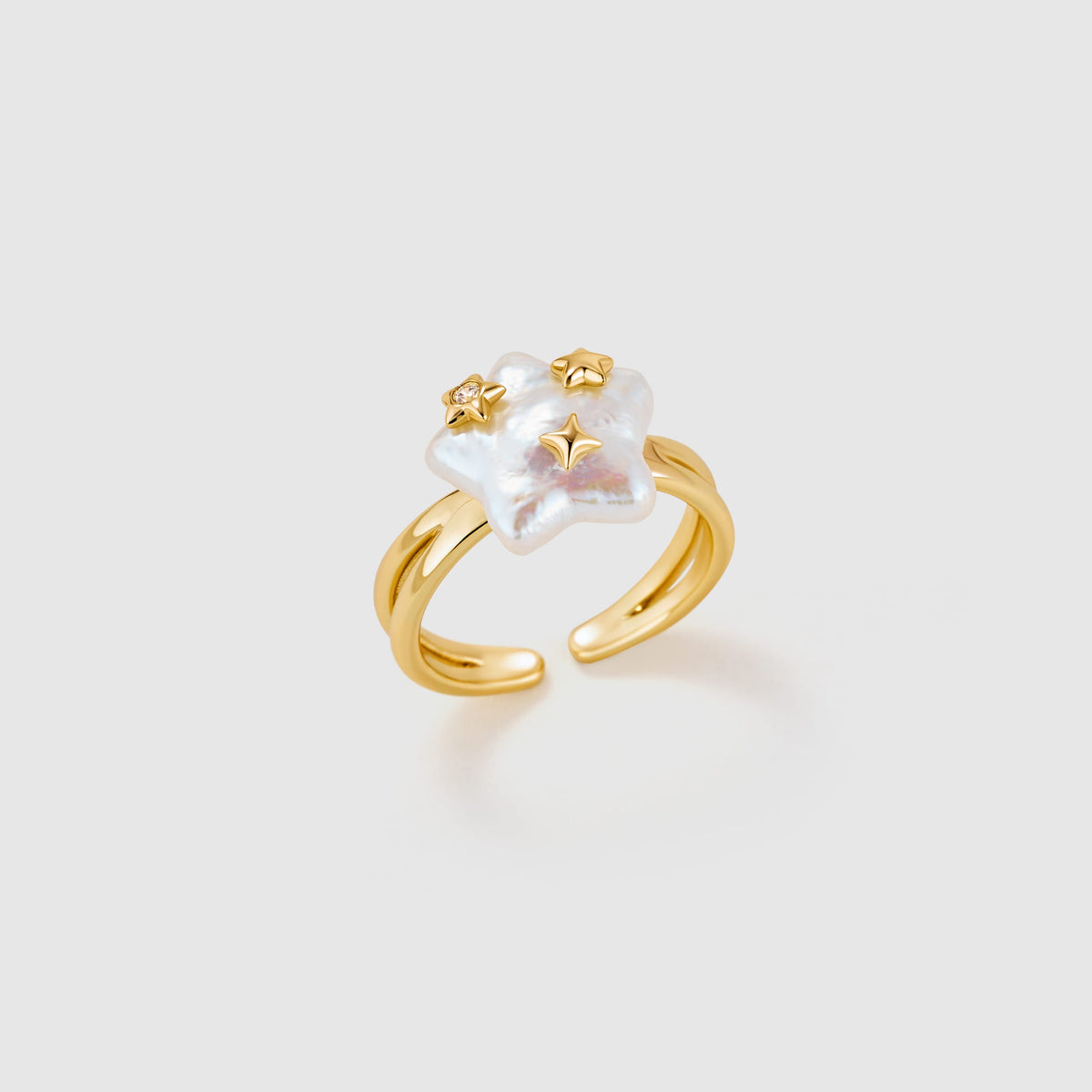 Starlight Pearl Ring AmberLollipop
