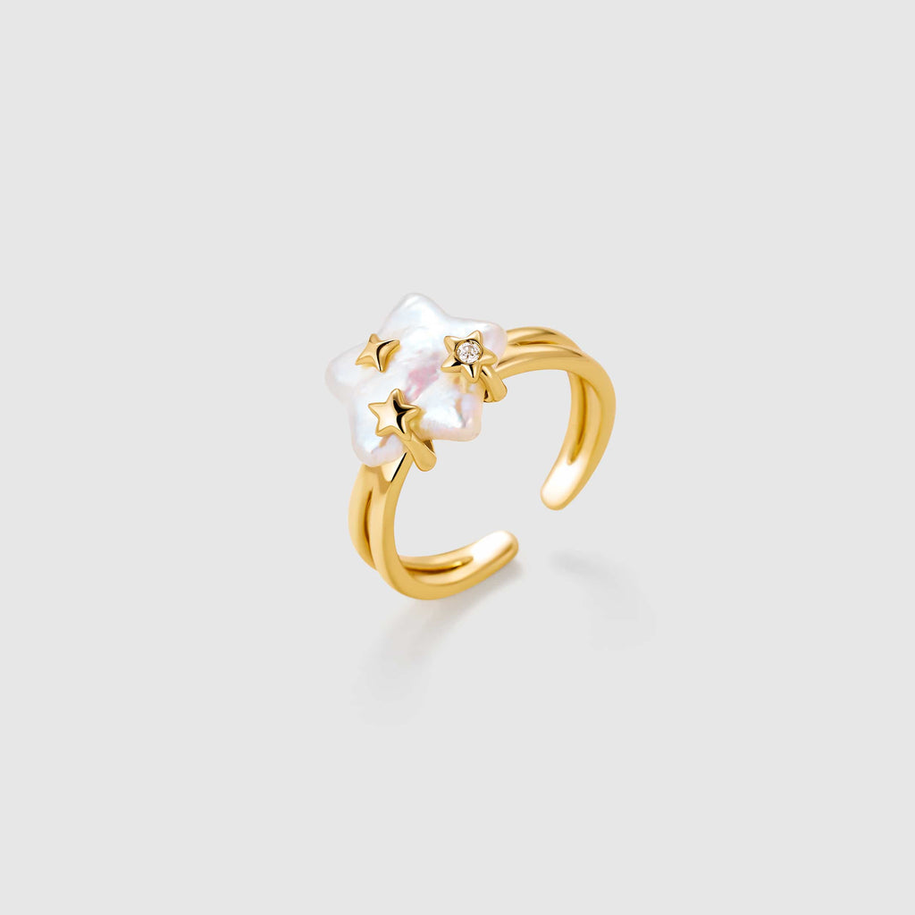 Starlight Pearl Ring AmberLollipop