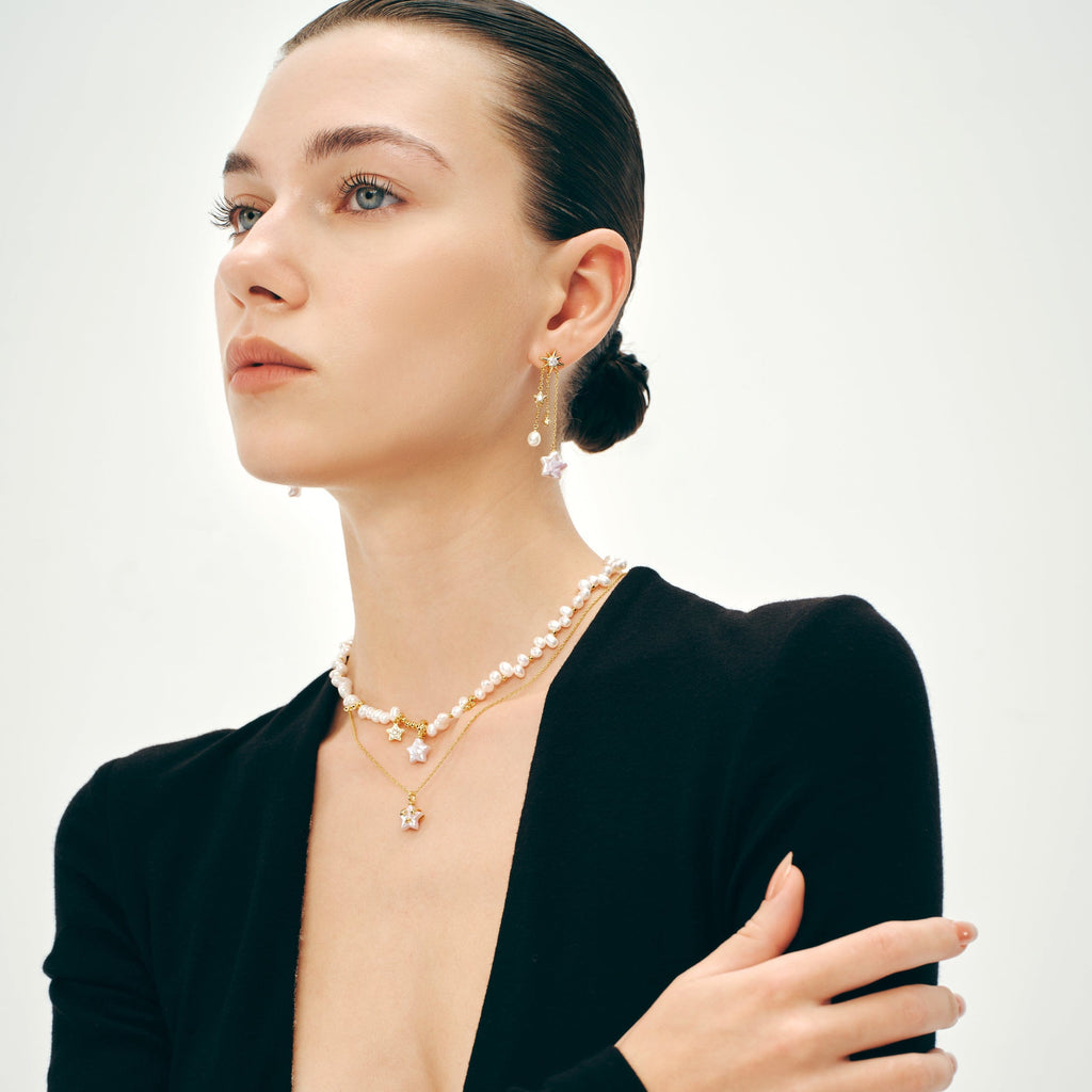 Starlight Tassel Earrings AmberLollipop